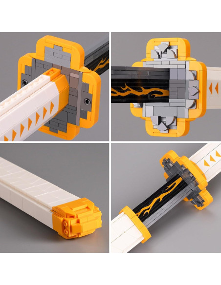 Conjunto de Espada Demoníaca Zenitsu 956 Piezas con Funda