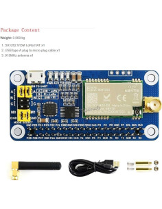 SX1262 LoRa HAT 915MHz para Raspberry Pi - Módulo de Comunicación 2
