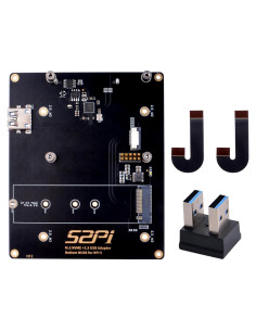 Placa de Expansión GeeekPi NU08 para Raspberry Pi 5 - Soporte M.2 NVMe y HDD 2.5"