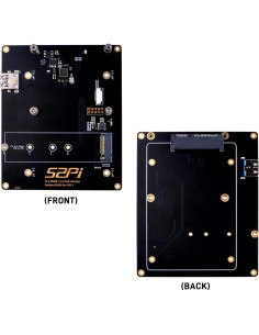 Placa de Expansión GeeekPi NU08 para Raspberry Pi 5 - Soporte M.2 NVMe y HDD 2.5" 2