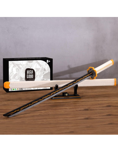 Conjunto de Espada Demoníaca Zenitsu 956 Piezas con Funda