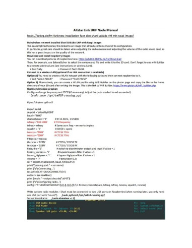 Radioberry SDR para Raspberry Pi 4 - Módulo UHF SR-FRS