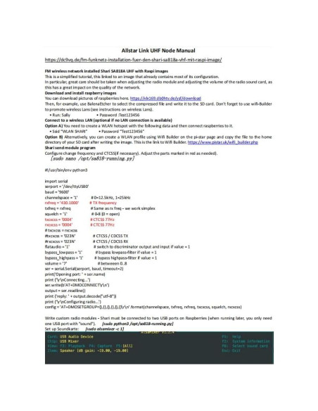 Radioberry SDR para Raspberry Pi 4 - Módulo UHF SR-FRS