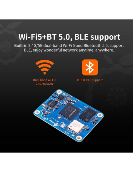 Módulo de Computación Orange Pi 4 8GB RAM 64GB eMMC Rockchip Módulo de Computación Orange Pi 4 8GB RAM 64GB eMMC Rockchip