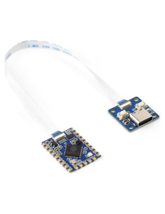 Placa de Desarrollo Waveshare RP2350-Tiny con USB y FPC