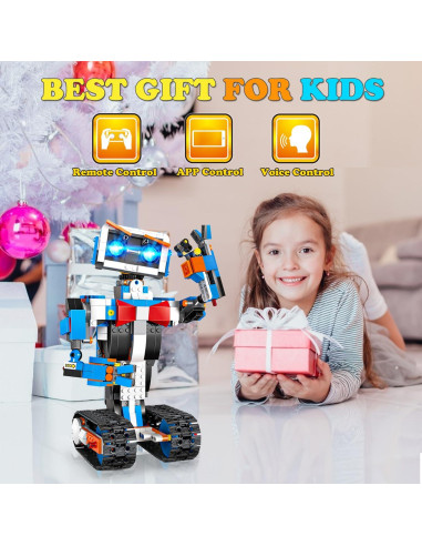 Kit de Robot OKK STEM 635 Piezas Control Remoto y APP