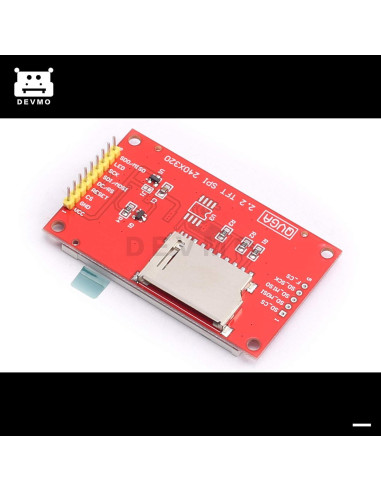 Pantalla LCD TFT SPI DEVMO 2.2" ILI9341 240x320 con SD