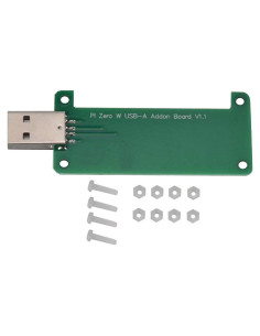 Placa de Expansión USB Zerone para Raspberry Pi Zero W 8x2.8cm
