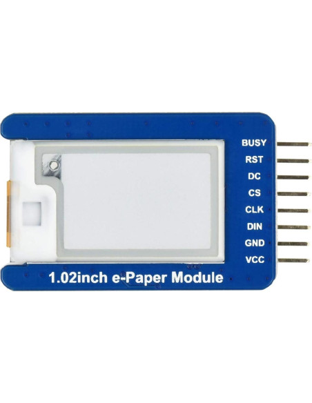 Módulo de Pantalla E-Ink 1.02" Waveshare 128x780 SPI Módulo de Pantalla E-Ink 1.02" Waveshare 128x780 SPI