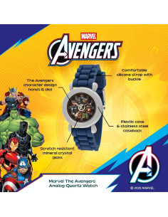 Reloj Analógico de Cuarzo para Niños Marvel 32mm Azul 2