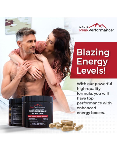 Suplemento Aumentador de Testosterona Men's PeakPerformance - 90 Cápsulas