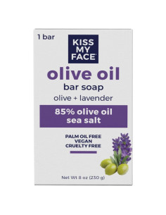Jabón de Aceite de Oliva y Lavanda Kiss My Face 5 Pzas 227g