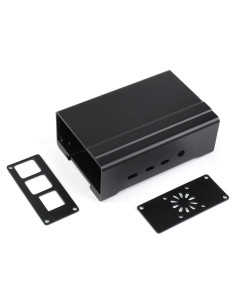 Caja de Aluminio para Riel DIN Waveshare Raspberry Pi 4