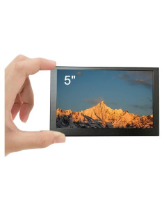 Monitor portátil LESOWN 5" IPS HD 800x480 HDMI metálico