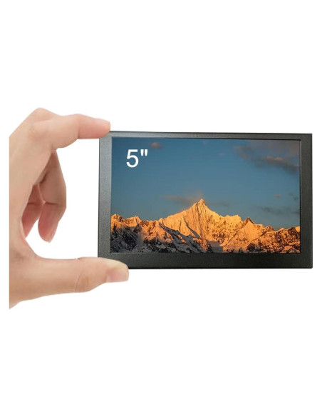 Monitor portátil LESOWN 5" IPS HD 800x480 HDMI metálico