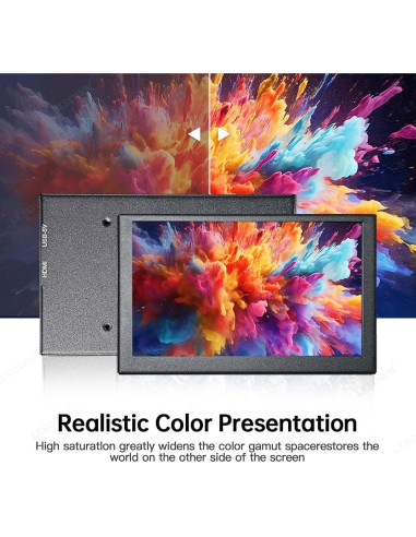 Monitor portátil LESOWN 5" IPS HD 800x480 HDMI metálico