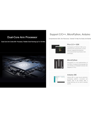 Pantalla Táctil Capacitiva 1.28" Waveshare RP2040 240x240 IPS