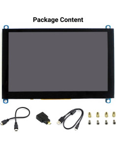 Pantalla Táctil Capacitiva 5" Waveshare 800x480 HDMI 2