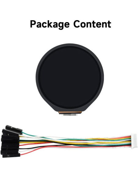 Pantalla Táctil Capacitiva 1.28" Waveshare RP2040 240x240 IPS