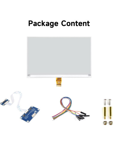Pantalla E-Ink 7.5" Waveshare HAT para Raspberry Pi 800x480