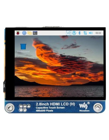 Pantalla LCD táctil capacitiva Spotpear 2.8" HDMI 480x640