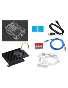 Kit de Inicio Raspberry Pi 5 con Enfriador y Accesorios