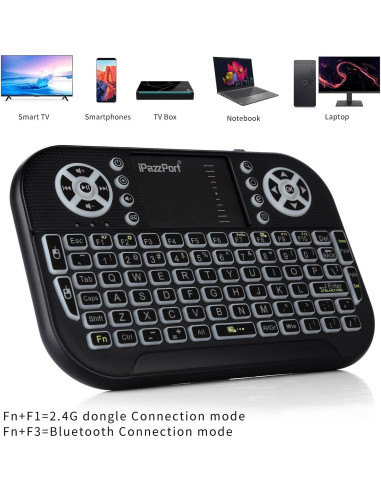 Teclado Mini Bluetooth UNISEN KP-810-21SA con Touchpad