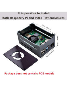 Caja GeeekPi para Raspberry Pi 4 Modelo B con Ventilador 2