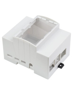 Caja ABS para Raspberry Pi 4 Waveshare con soporte DIN