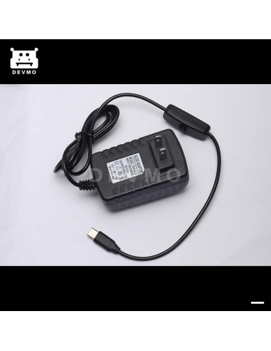 Fuente de Alimentación DEVMO 5V 3A USB-C con Interruptor