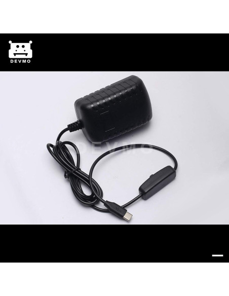 Fuente de Alimentación DEVMO 5V 3A USB-C con Interruptor