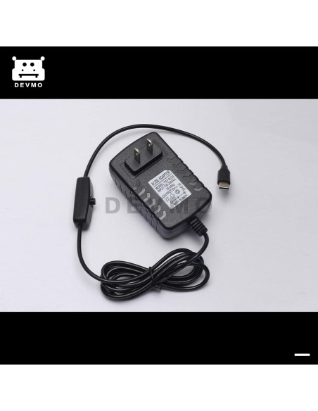 Fuente de Alimentación DEVMO 5V 3A USB-C con Interruptor