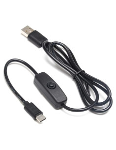 Cable USB Tipo C JacobsParts con Interruptor 0.91m 3A