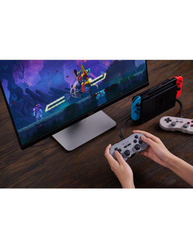 Controlador USB con cable 8Bitdo SN30 Pro para Switch y PC