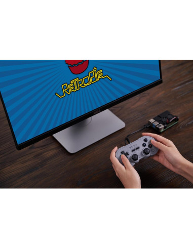 Controlador USB con cable 8Bitdo SN30 Pro para Switch y PC