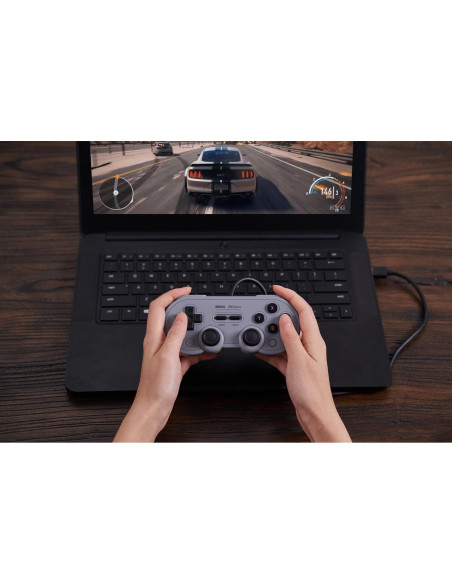 Controlador USB con cable 8Bitdo SN30 Pro para Switch y PC