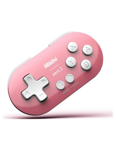 Controlador Bluetooth Mini 8Bitdo Zero 2 Rosa para Switch y PC