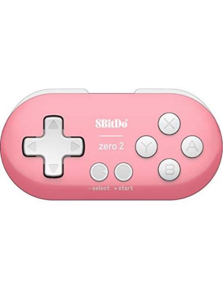 Controlador Bluetooth Mini 8Bitdo Zero 2 Rosa para Switch y PC