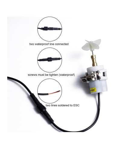 Propulsor Submarino ApisQueen BM70 8.4V 22W IP68 CCW