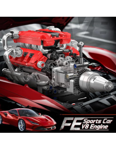 Mould King Motor V8 Funcional - Kit de Construcción 750 Piezas 2