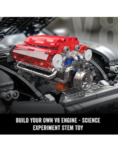 Mould King Kit Motor V8 552 Piezas Juguete Educativo 2