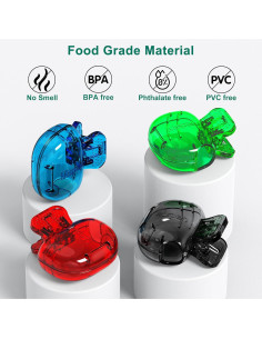 Cubierta de Cabezal de Cepillo de Dientes Mspan - Estuche Protector 4 Piezas 2