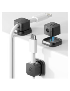 Clip Magnético para Cables Sinjimoru - 3 Piezas Negro