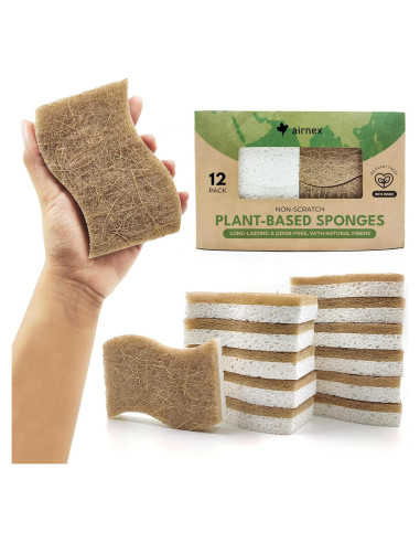 Esponjas de Cocina Ecológicas AIRNEX - 12 Unidades Biodegradables