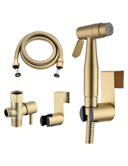 Rociador de Bidet Senhozi Acero Inoxidable Dorado 119 cm