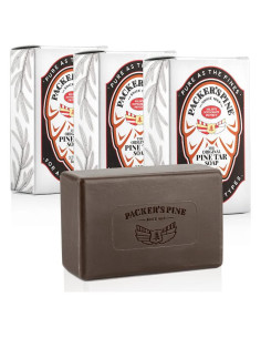 Jabón de Alquitrán de Pino Packer | Natural 3 x 90g