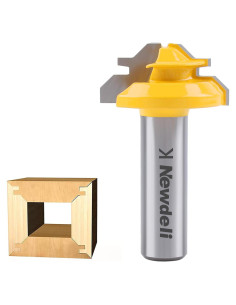 Fresa de Miter de Bloqueo 45 Grados Newdeli 1/2" Eje