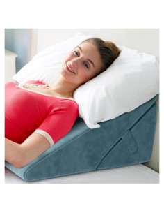 Cojín en Cuña Ajustable Bekweim para Alivio de Espalda y Reflujo