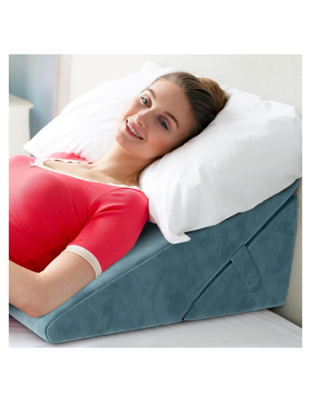 Cojín en Cuña Ajustable Bekweim para Alivio de Espalda y Reflujo