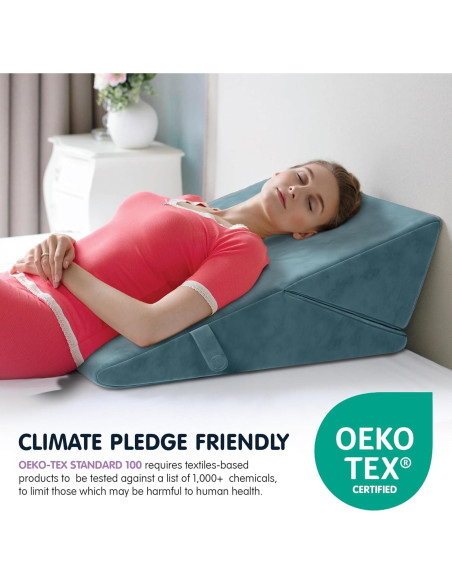 Cojín en Cuña Ajustable Bekweim para Alivio de Espalda y Reflujo